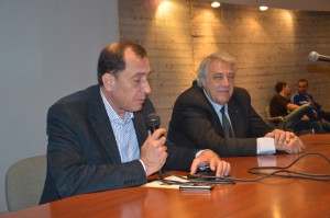 nella foto: il prof Santo Carnazzo (a sinistra) e il prof. Giovanni Falsone